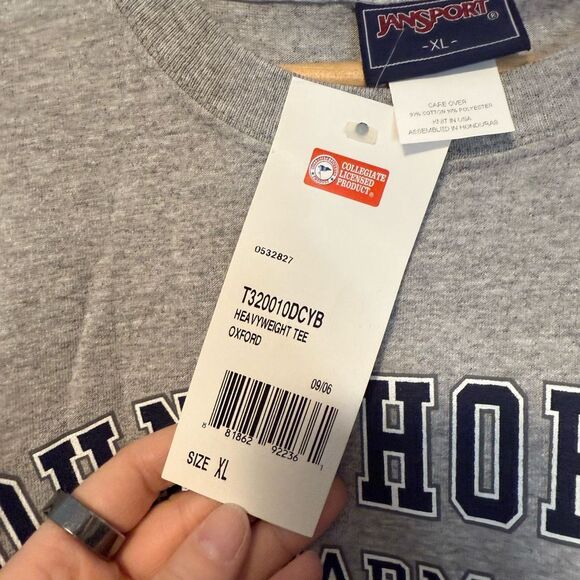 Vintage John Hopkins University Pharmacy Jansport Heavyweight Tee Size XL NWT - Picture 5 of 9
